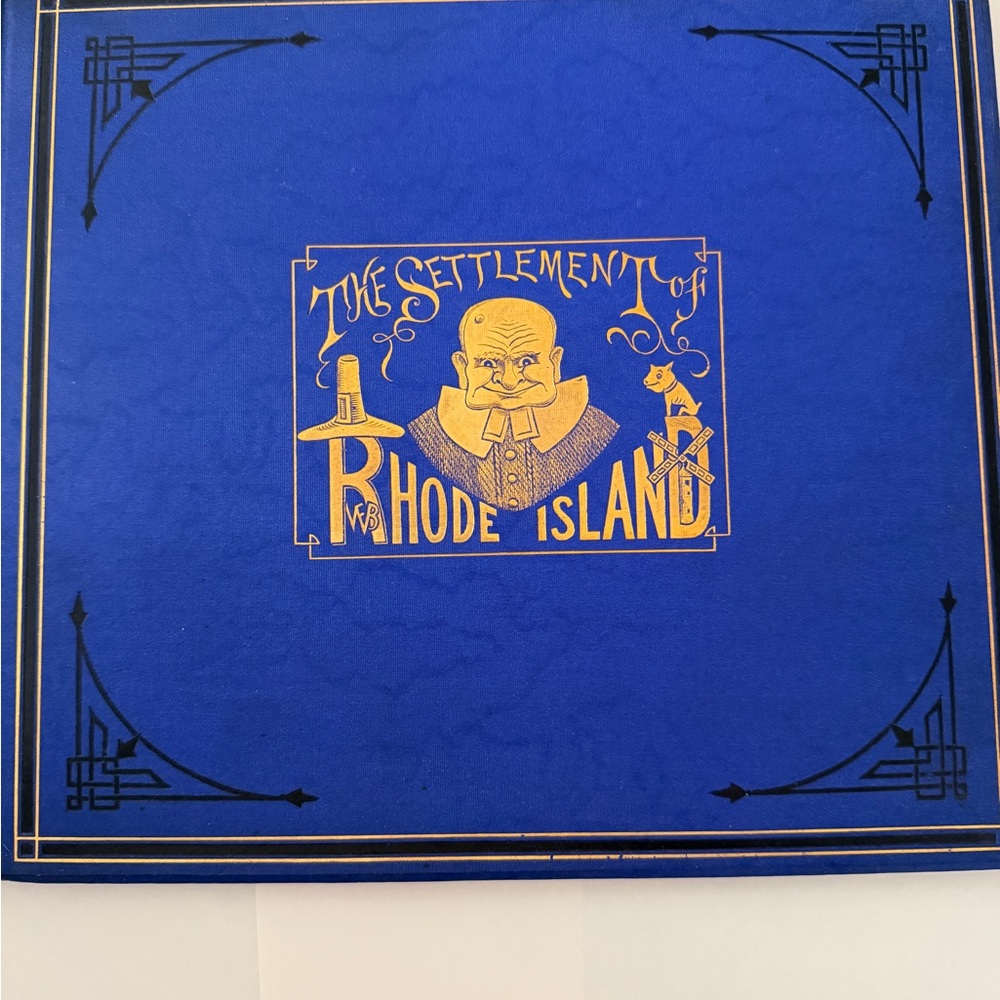 Rare 1874 book - The Settlement of Rhode Island